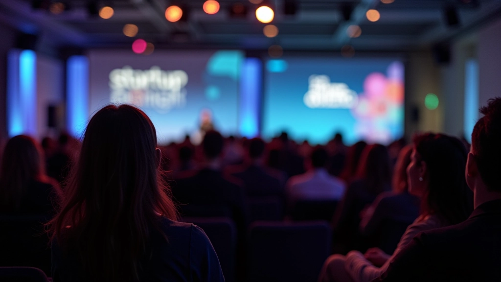 Web Summit Lisboa mostrando evento tecnológico com participantes e palestrantes em auditório